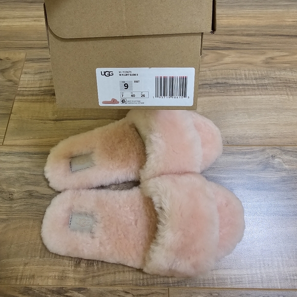 UGG Shoes - UGG Fluff slide II, sunset pink, size US 9